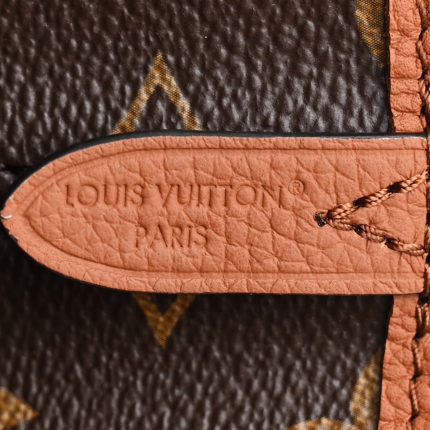 Louis Vuitton Monogram Calfskin Neo Neverfull Inside Out MM Tan 12 of 19