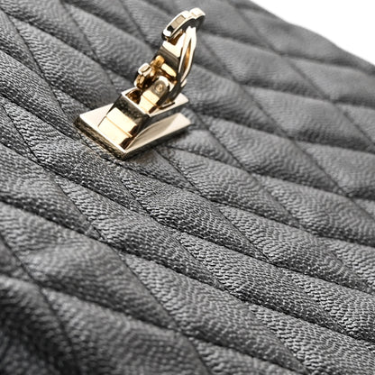 Chanel Caviar Quilted Medium Golden Class Pouch Black 9 of 10