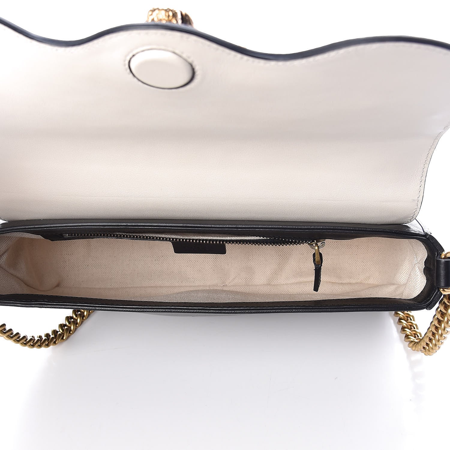Gucci Nappa Studded Tiger Broadway Chain Shoulder Bag Multicolor 5 of 9