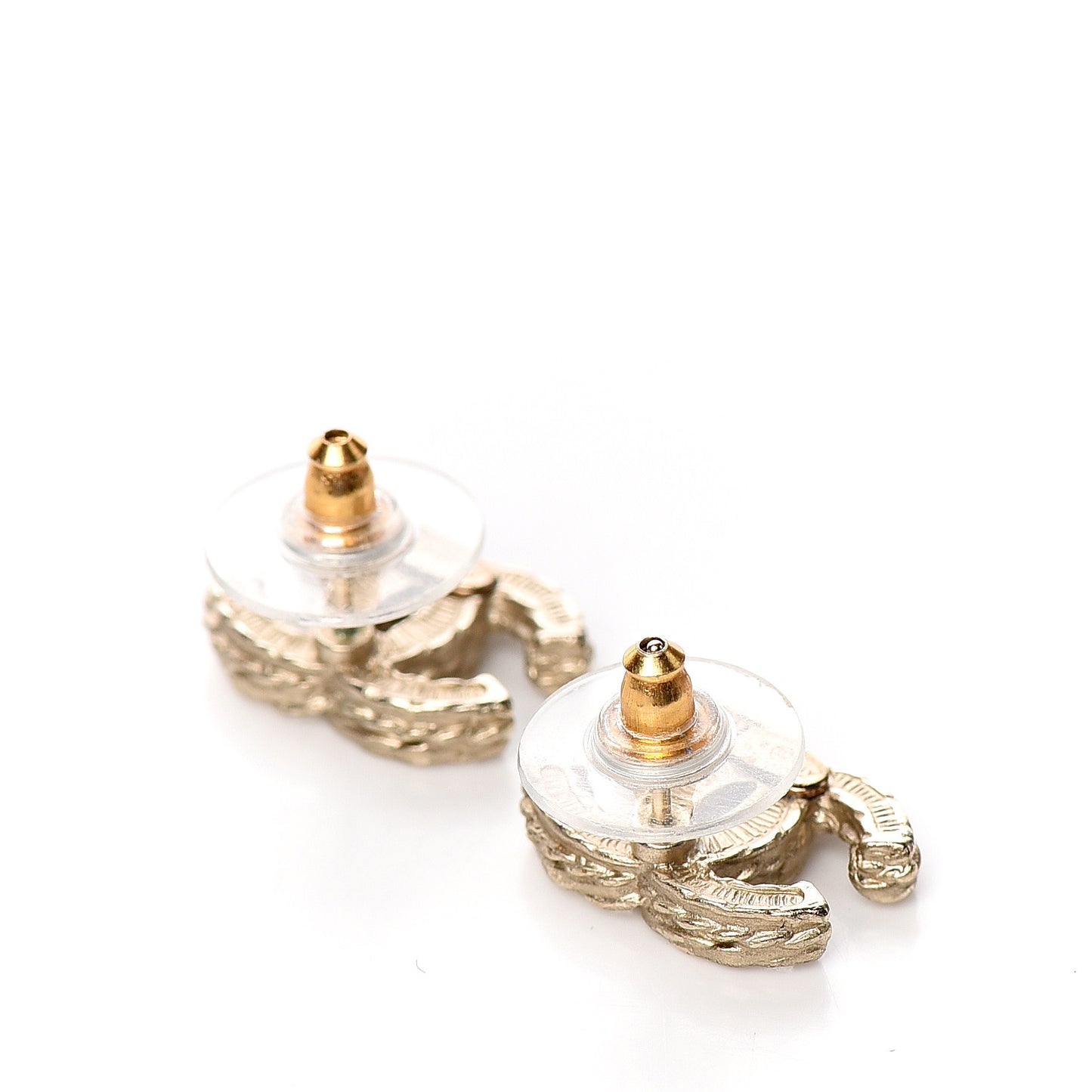 Pearl CC Earrings Light Gold