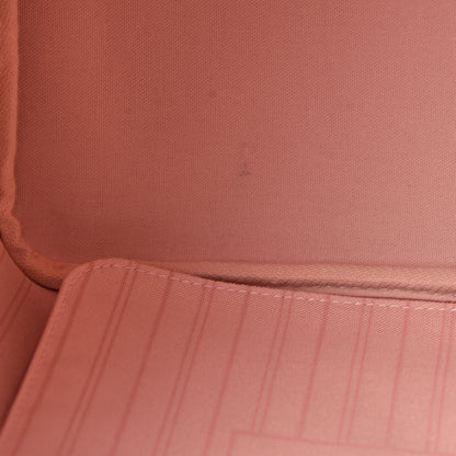 Louis Vuitton Damier Azur Neo Neverfull MM Rose Ballerine 12 of 13