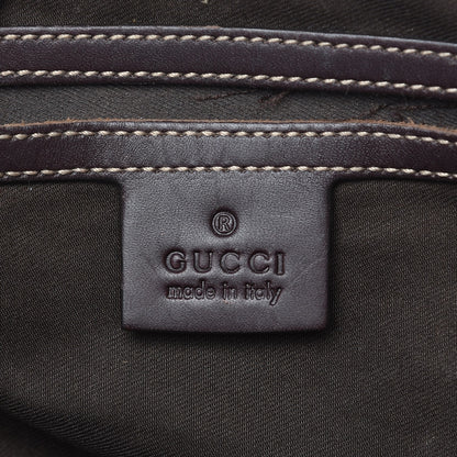 Gucci GG Plus Monogram Web Medium Joy Boston Dark Brown 7 of 13