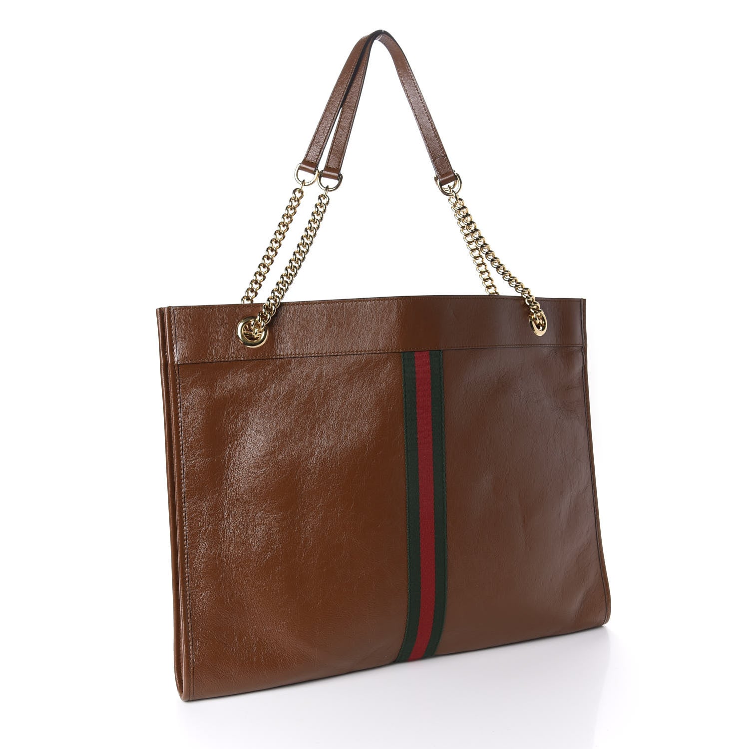Gucci Calfskin Large Rajah Chain Tote Cuir 2 of 9