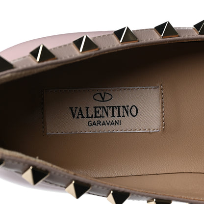 Valentino Garavani Patent Rockstud Ballerina Flats 37 Water Rose Poudre 7 of 7