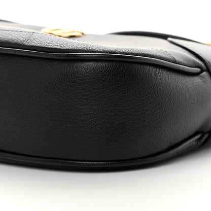 Gucci Goatskin Small Aphrodite Shoulder Bag Black 9 of 13