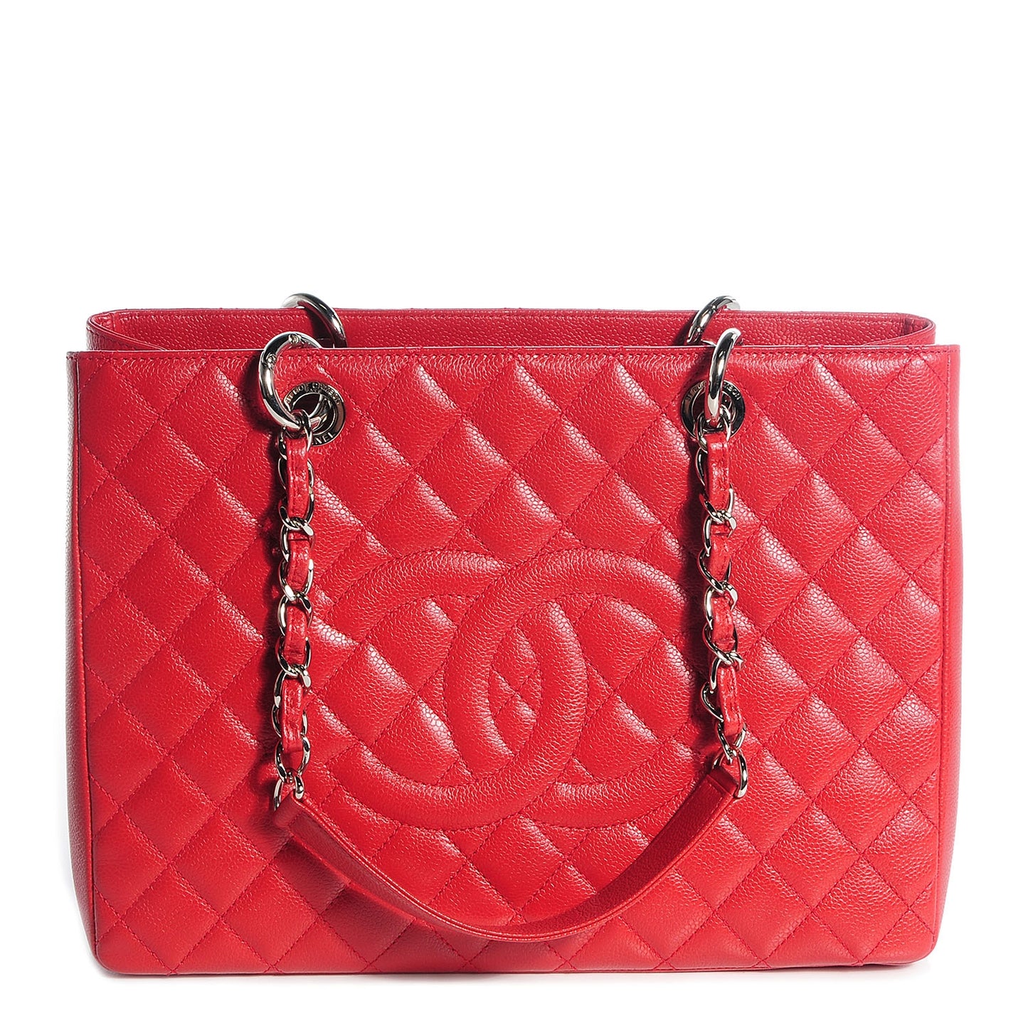 Caviar Grand Shopping Tote GST Red