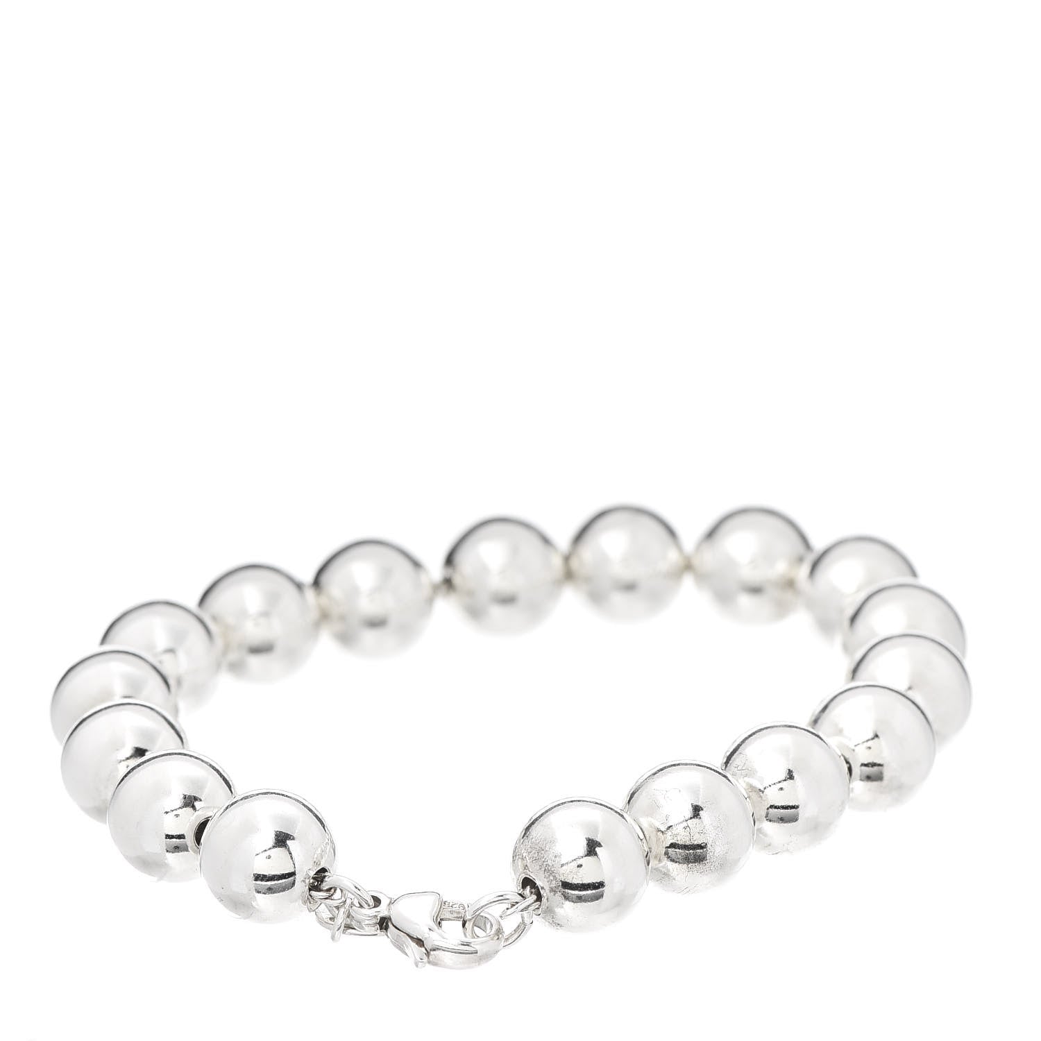 Tiffany Sterling Silver 10mm HardWear Ball Bracelet 3 of 5