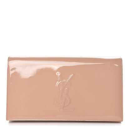 Saint Laurent Patent Calfskin Monogram Large Belle De Jour Clutch Chair 1 of 12