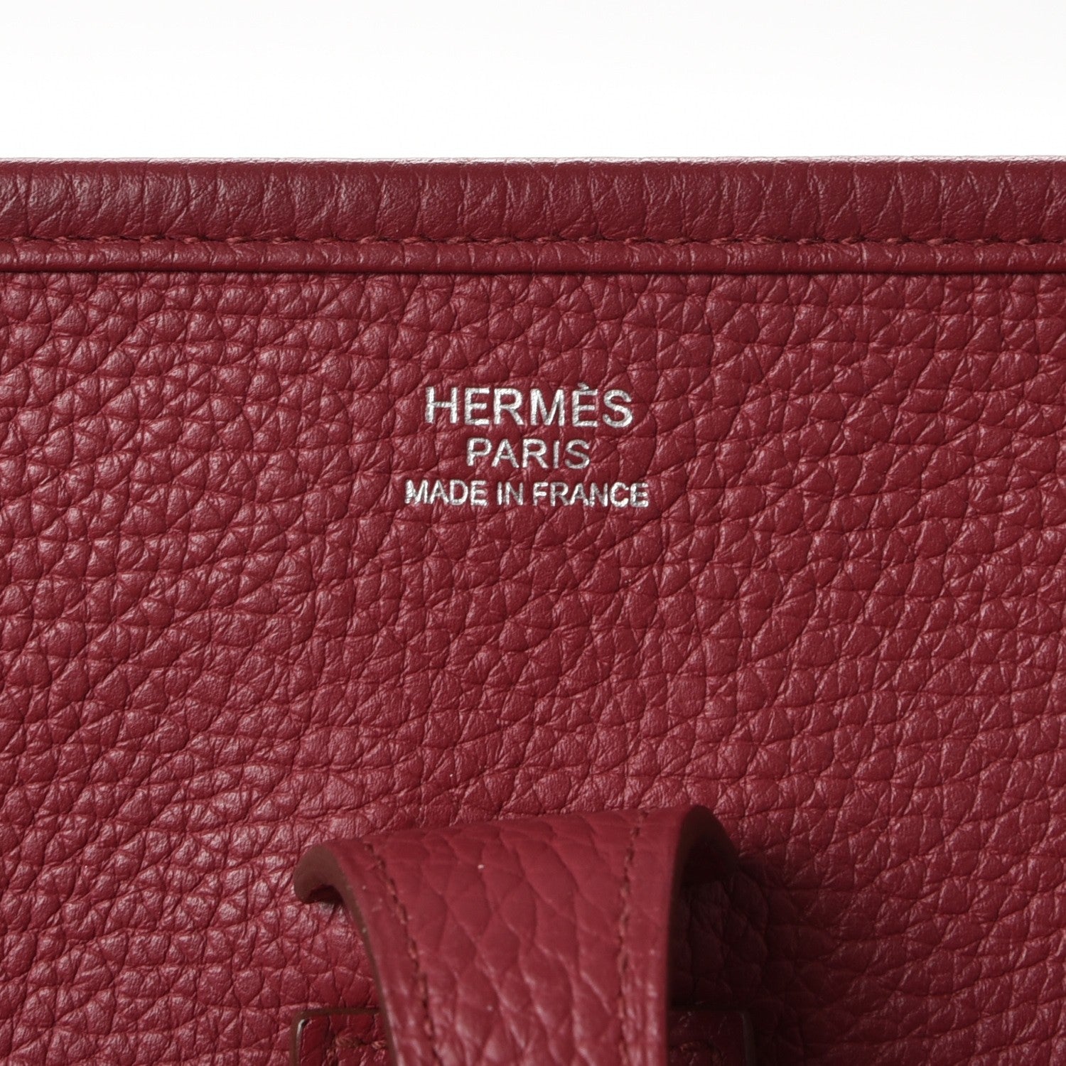 Hermes Taurillon Clemence Evelyne III PM Rubis 6 of 15
