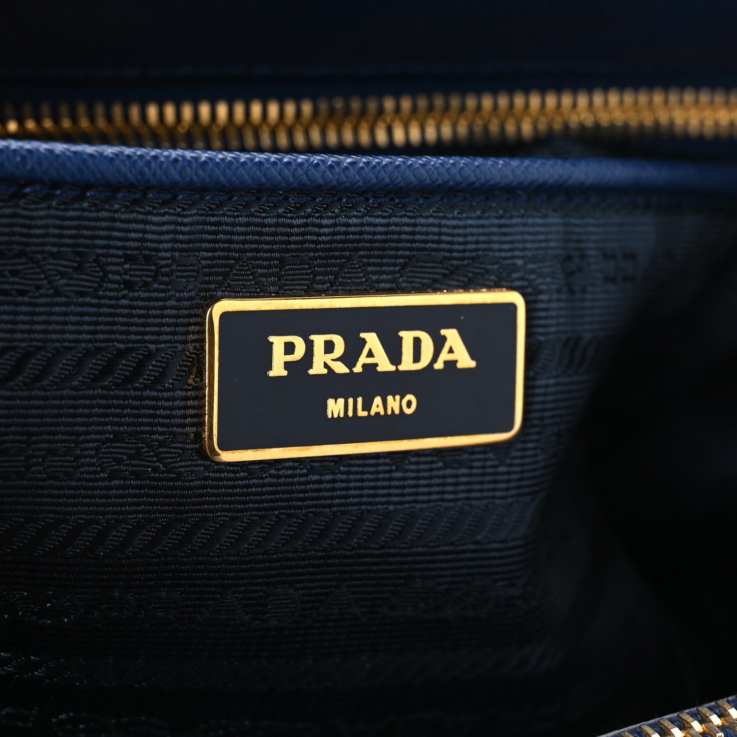Prada Saffiano Lux Medium Galleria Double Zip Tote Blue 6 of 11