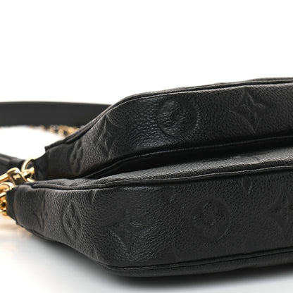 Louis Vuitton Empreinte Monogram Giant Multi Pochette Accessories Black 8 of 10