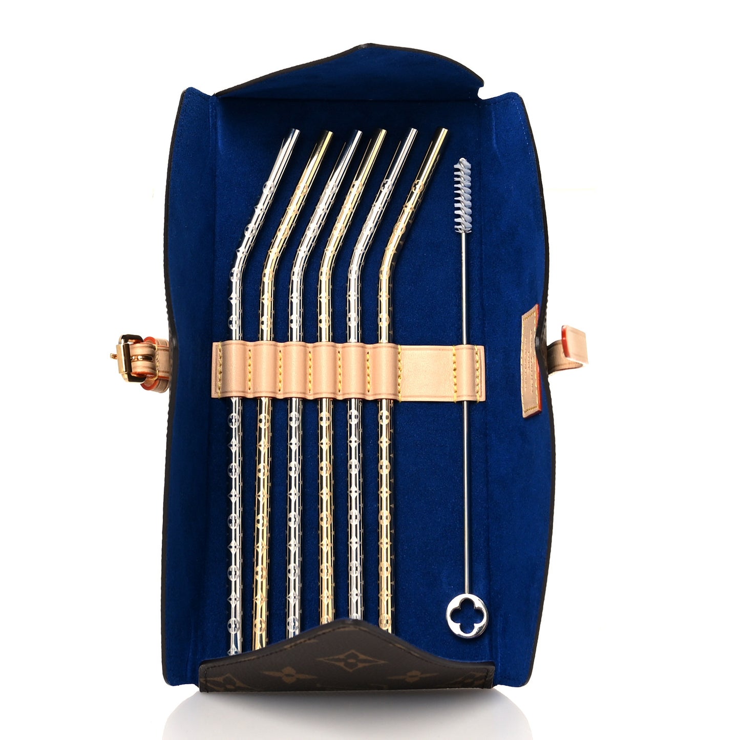 Monogram Etui 6 Pailles Straws And Pouch