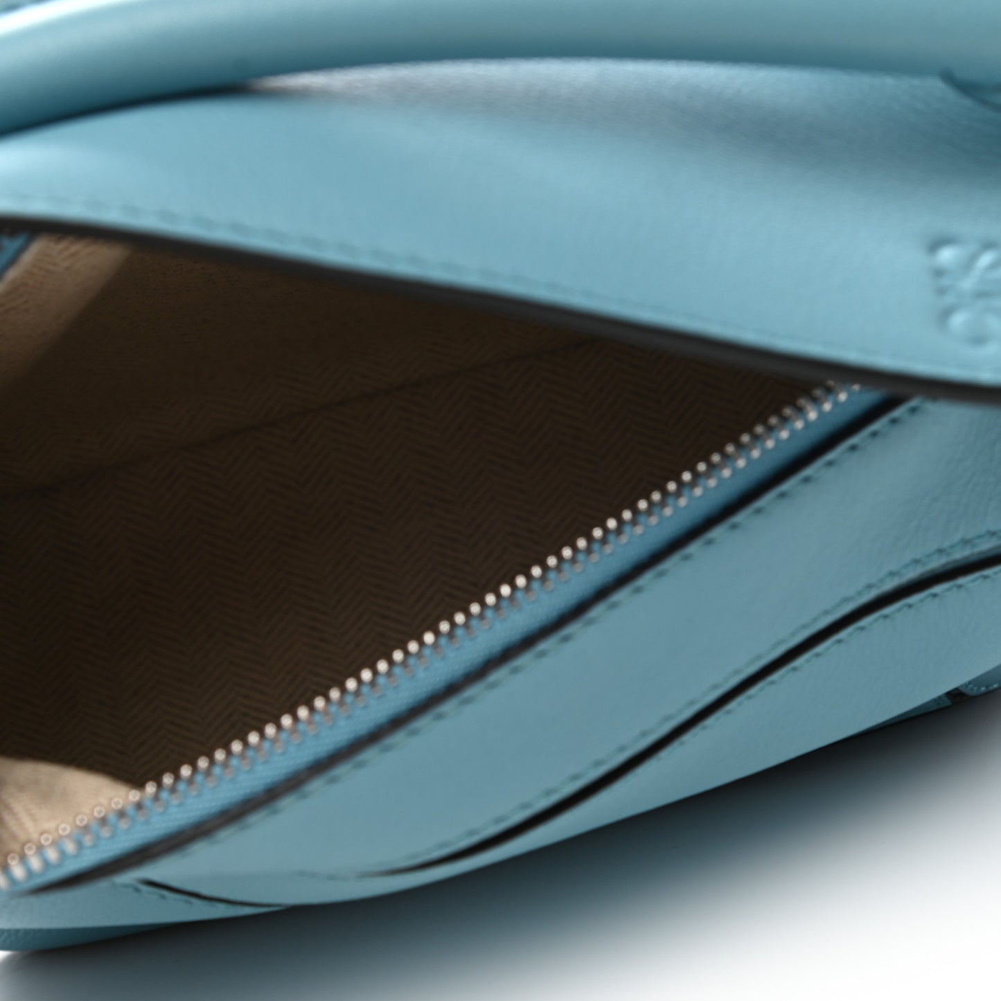 Calfskin Mini Puzzle Bag Blue