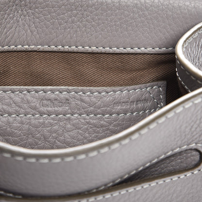Chloe Calfskin Mini Marcie Round Crossbody Bag Cashmere Grey 6 of 7