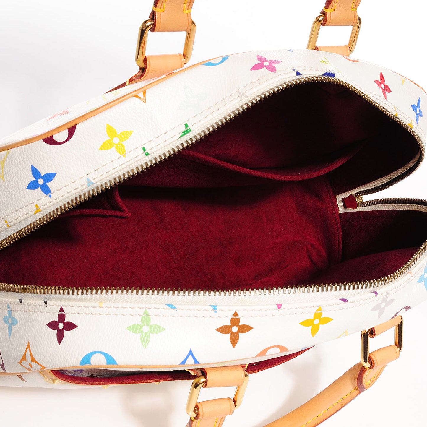 Monogram Multicolor Trouville White