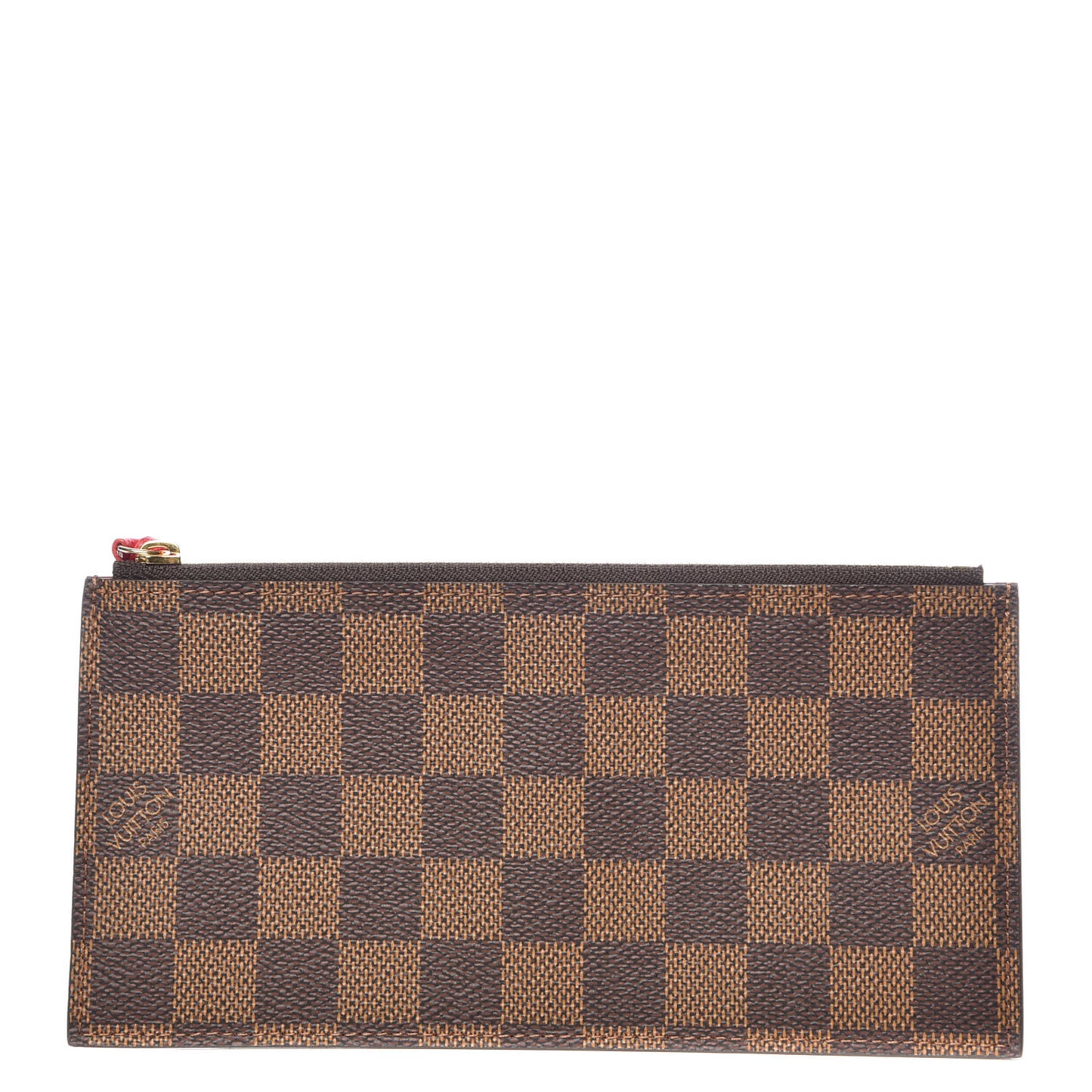 Damier Ebene Felicie Chain Wallet Zippered Insert