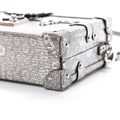 Louis Vuitton Lizard Petite Malle Silver 10 of 11