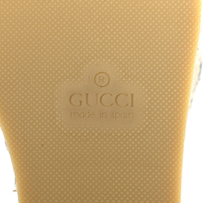 Gucci Nappa Matelasse GG Marmont Ankle Wrap Platform 35/120mm Espadrille Wedges 39.5 Black 6 of 9