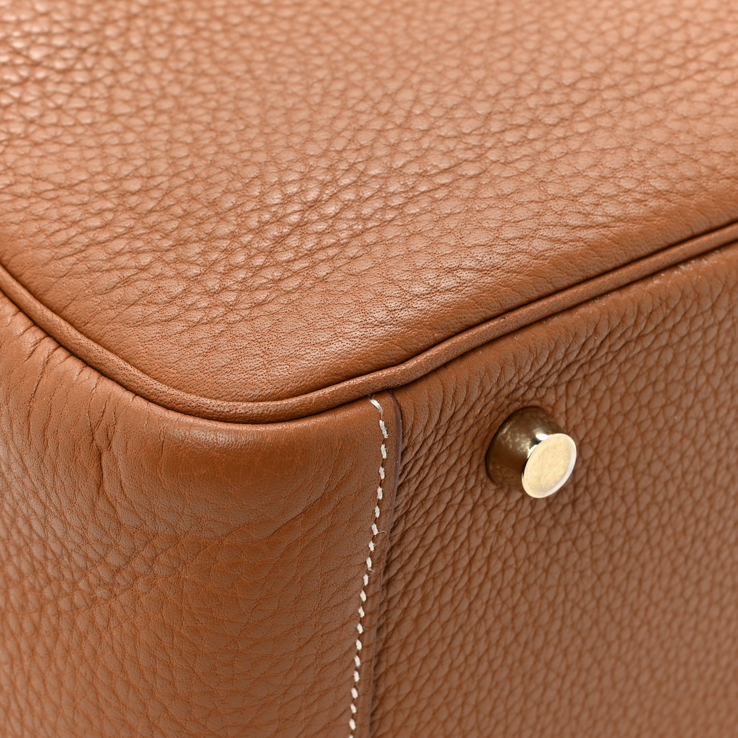 Hermes Taurillon Clemence Lindy 30 Gold 14 of 17