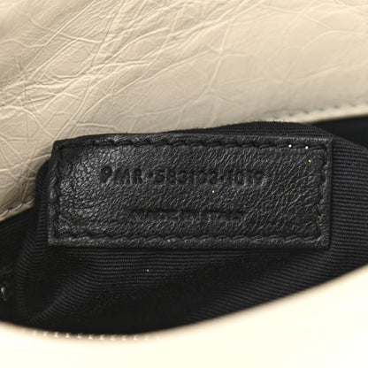 Saint Laurent Crinkled Calfskin Matelasse Monogram Niki Chain Wallet Crema Soft 11 of 14