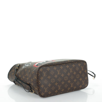 Louis Vuitton Monogram World Tour Neverfull MM 5 of 9