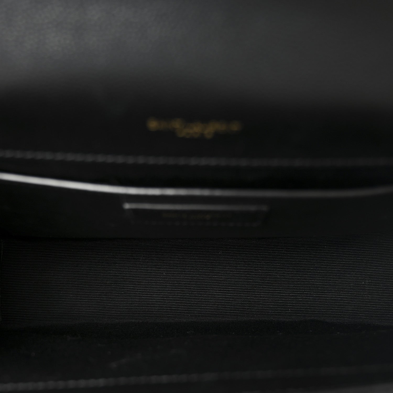 Saint Laurent Grain De Poudre Textured Mixed Matelasse Triquilt Medium Monogram Satchel Black 5 of 10