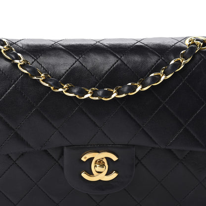 Chanel Lambskin Quilted Small Double Flap Black 14 of 14