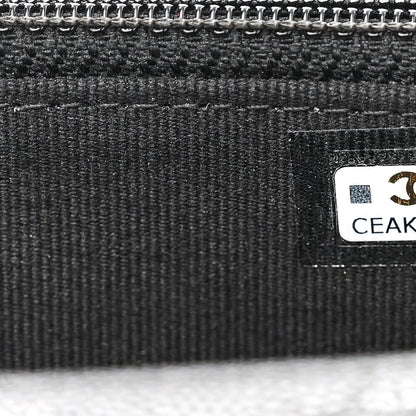 Chanel Caviar Quilted Pocket Twins Clutch With Chain Black 9 of 13