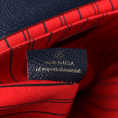 Louis Vuitton Empreinte Pochette Metis Marine Rouge 7 of 12