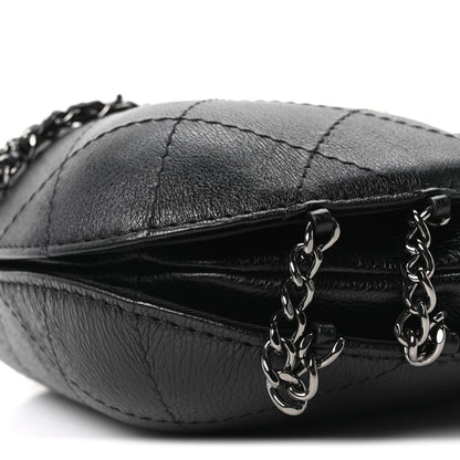 Chanel Aged Calfskin Quilted Small Gabrielle Bucket Black 10 of 10