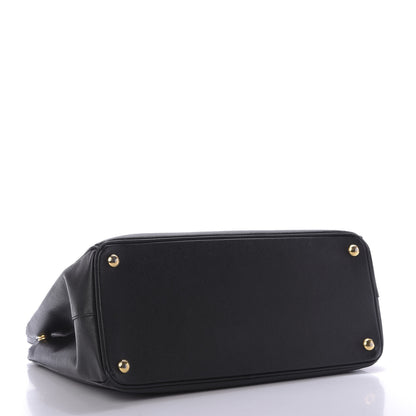 Prada Saffiano Medium Galleria Double Zip Tote Black 5 of 10