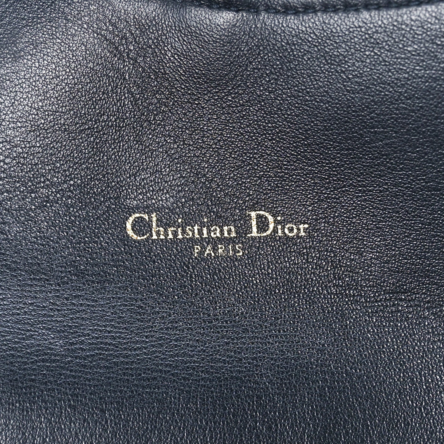 Oblique Saddle Chain Long Wallet Blue