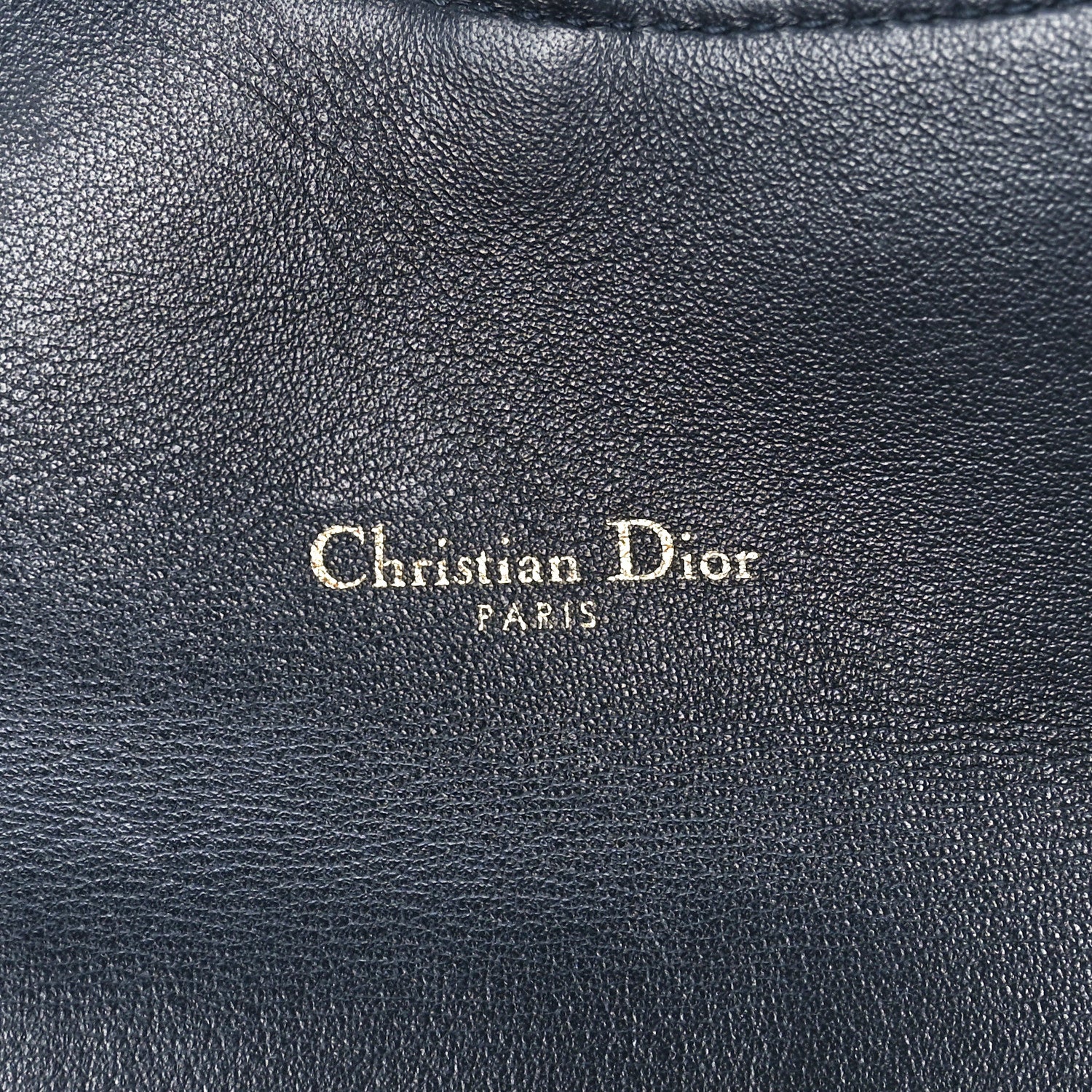 Christian Dior Oblique Saddle Chain Long Wallet Blue 6 of 13