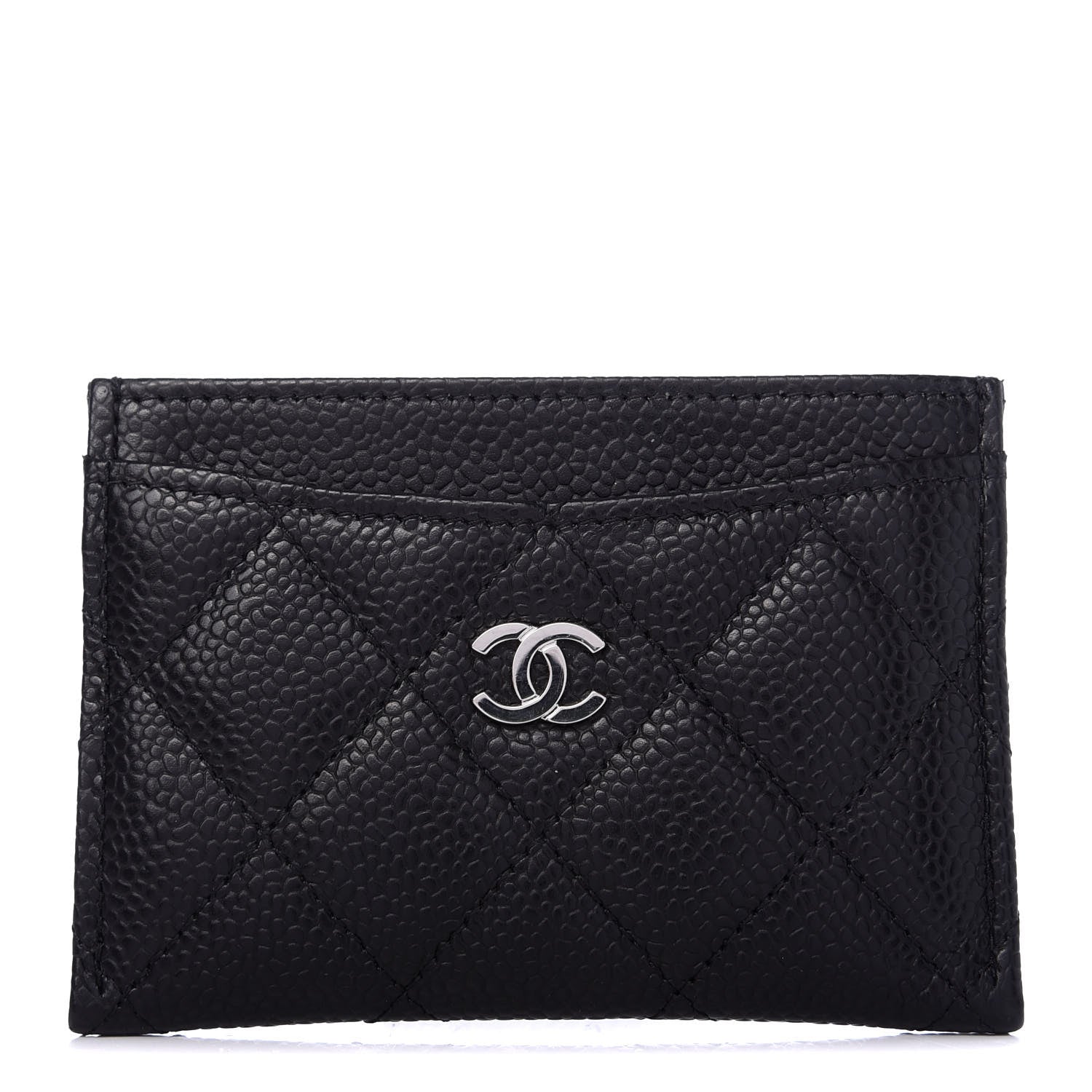 Chanel Caviar Quilted Card Holder Black 1 of 8