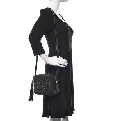Gucci Pebbled Calfskin Small Soho Disco Bag Black 2 of 12