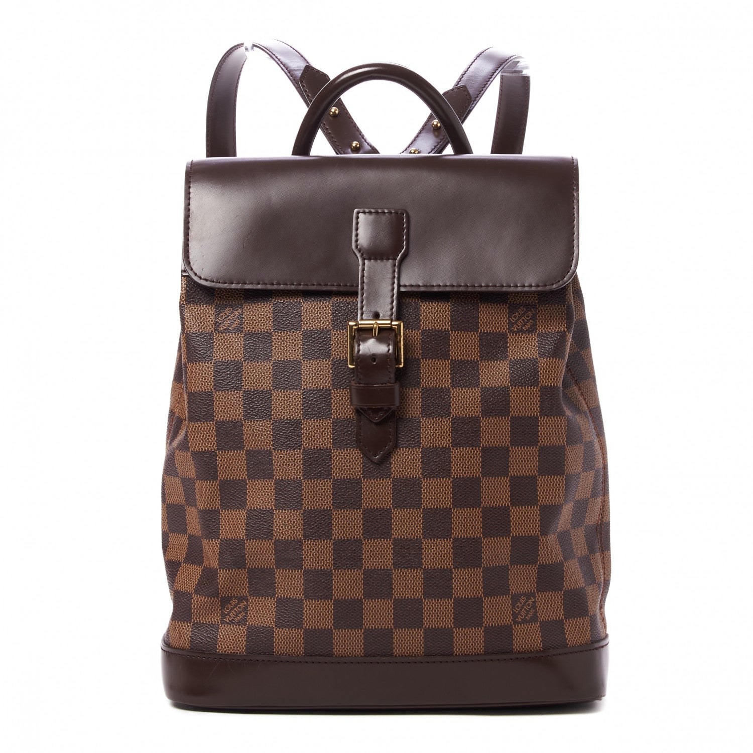 Louis Vuitton Damier Ebene Soho Backpack 1 of 23