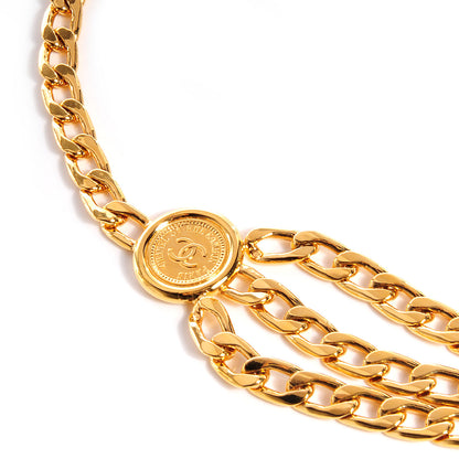 Chanel Chain CC Medallion Belt Gold 4 of 6