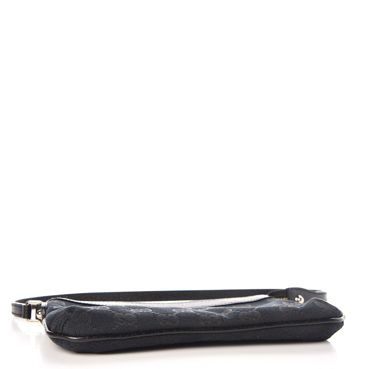 Gucci Monogram Bumble Bee Charm Pochette Black 4 of 8