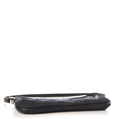 Gucci Monogram Bumble Bee Charm Pochette Black 4 of 8