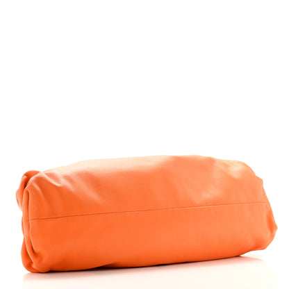 Bottega Veneta Smooth Butter Calf The Pouch Oversized Clutch Burnt Orange 4 of 10