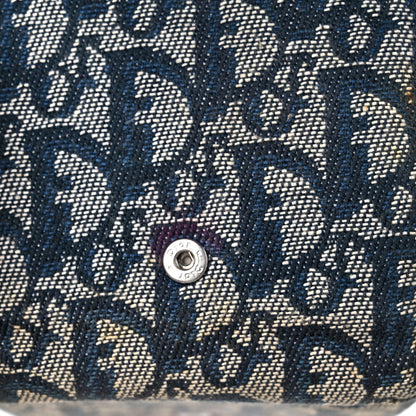 Christian Dior Monogram Compact Wallet Blue 16 of 18