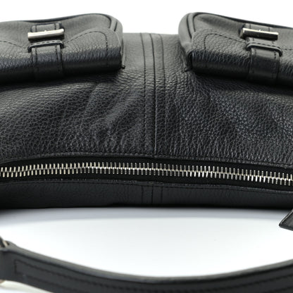 Prada Vitello Daino Pocket Hobo Black 12 of 15