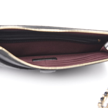 Chanel Caviar Quilted Classic Pouch With Handle Black 4 of 7