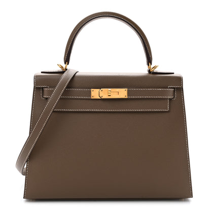 Hermes Epsom Kelly Sellier 28 Etoupe 1 of 11