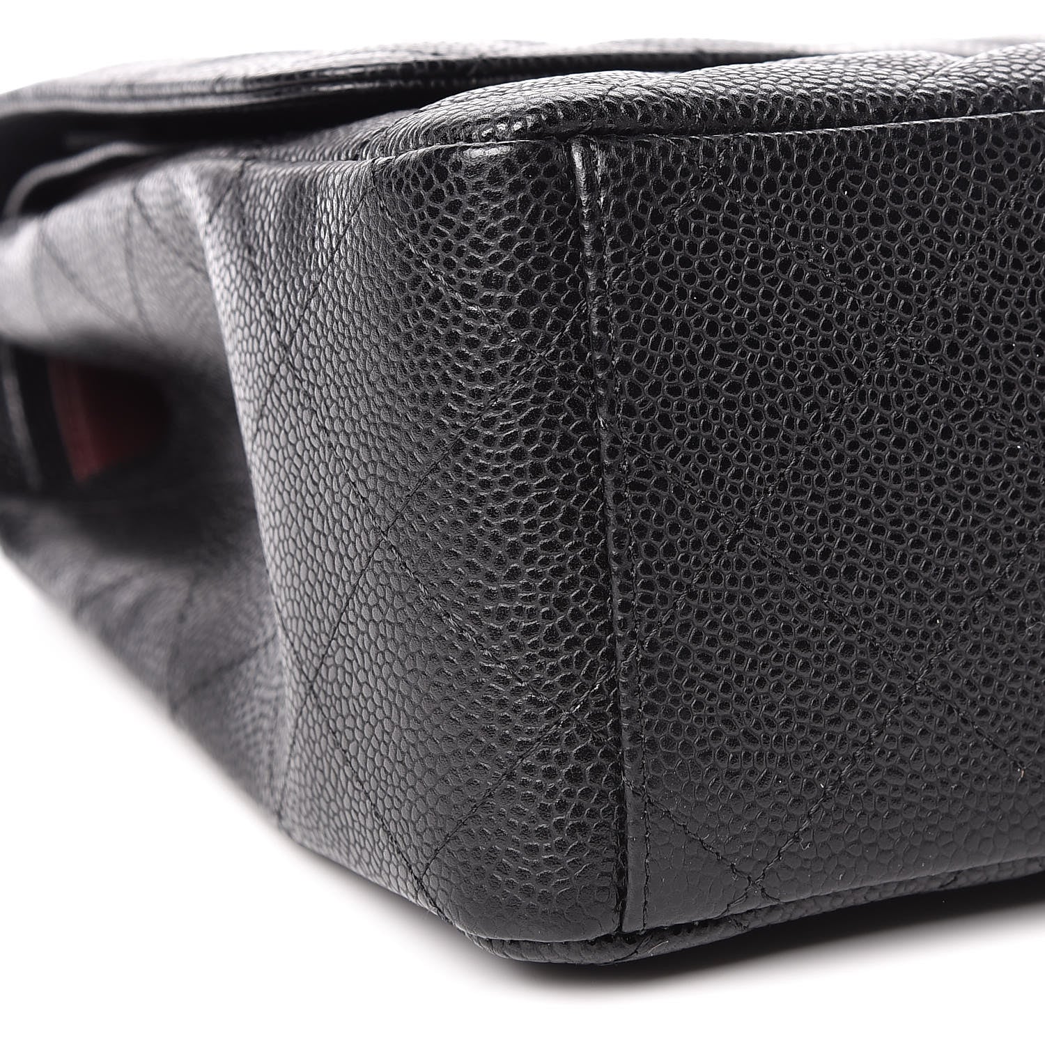 Chanel Caviar Quilted Maxi Double Flap Black 9 of 12