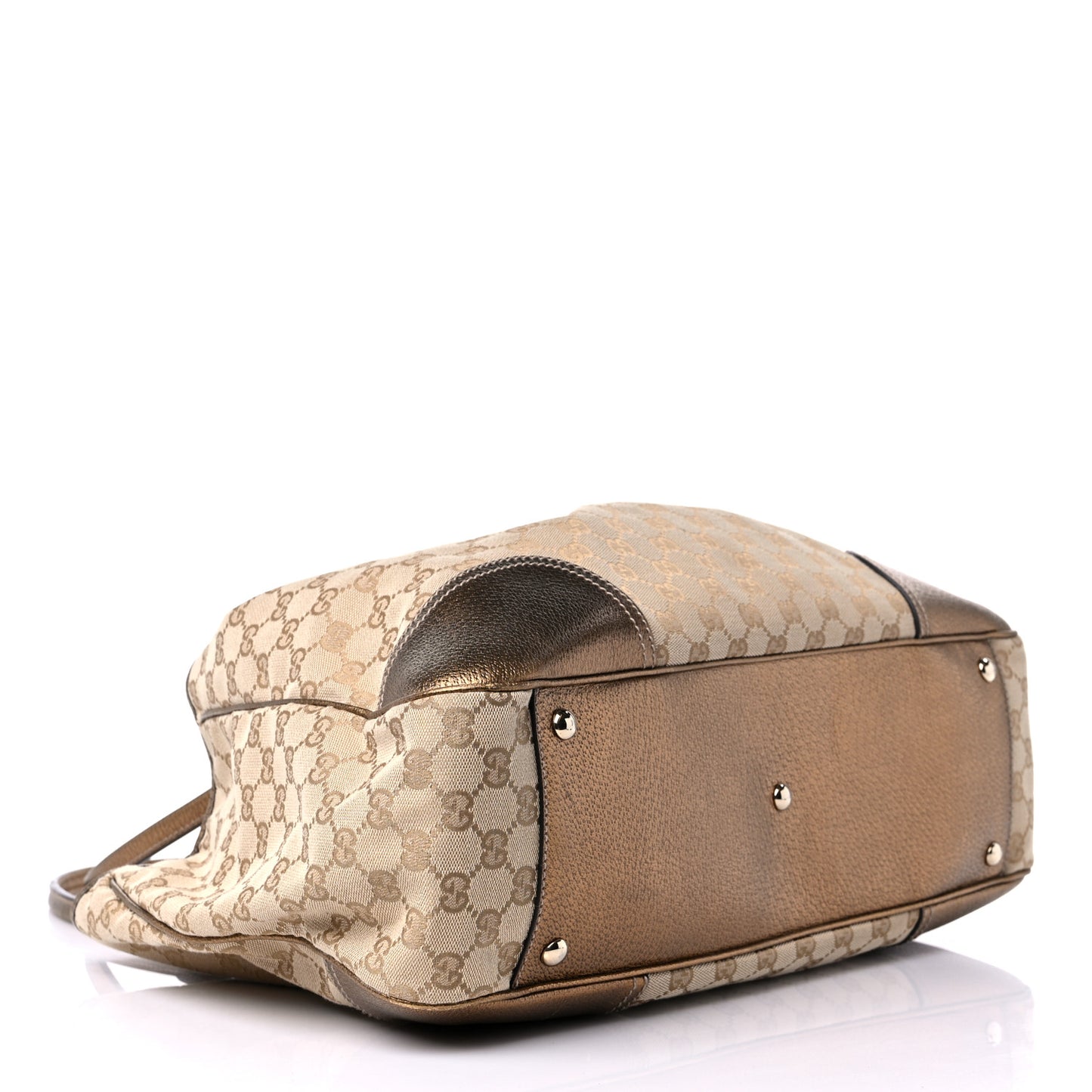 Monogram Large Princy Tote Gold