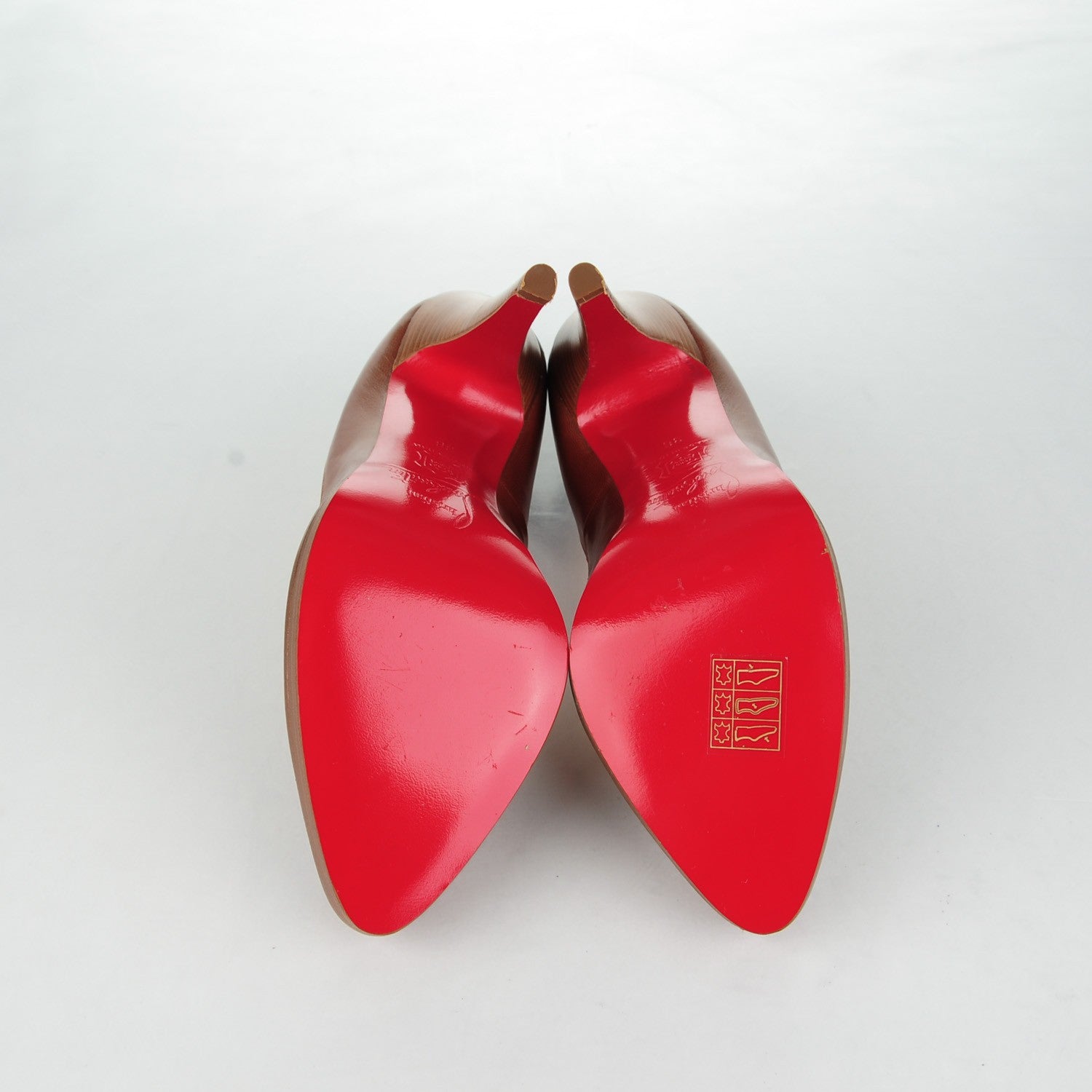 Christian Louboutin Kid Capretto Decollete 868 120 Pumps 36 Brown 5 of 8