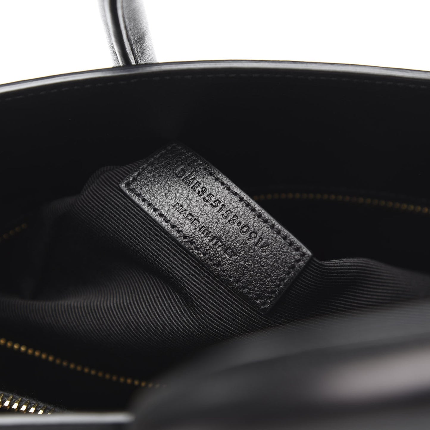 Calfskin Small Sac De Jour Black