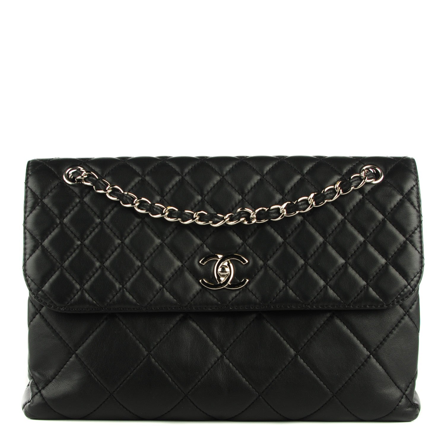 Chanel Calfskin Quilted In The Business Flap Bag Black 1 of 7