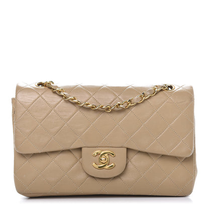 Chanel Lambskin Quilted Small Double Flap Beige 1 of 20